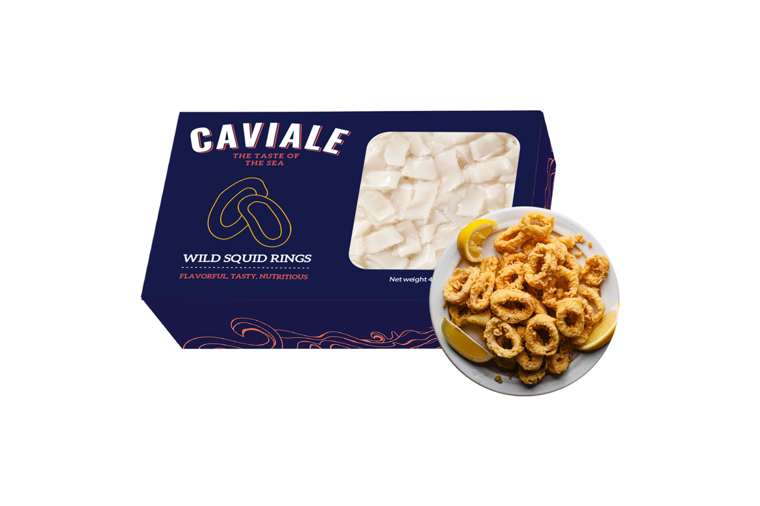 Caviale Wild Calamari Rings 400gm - Image 2