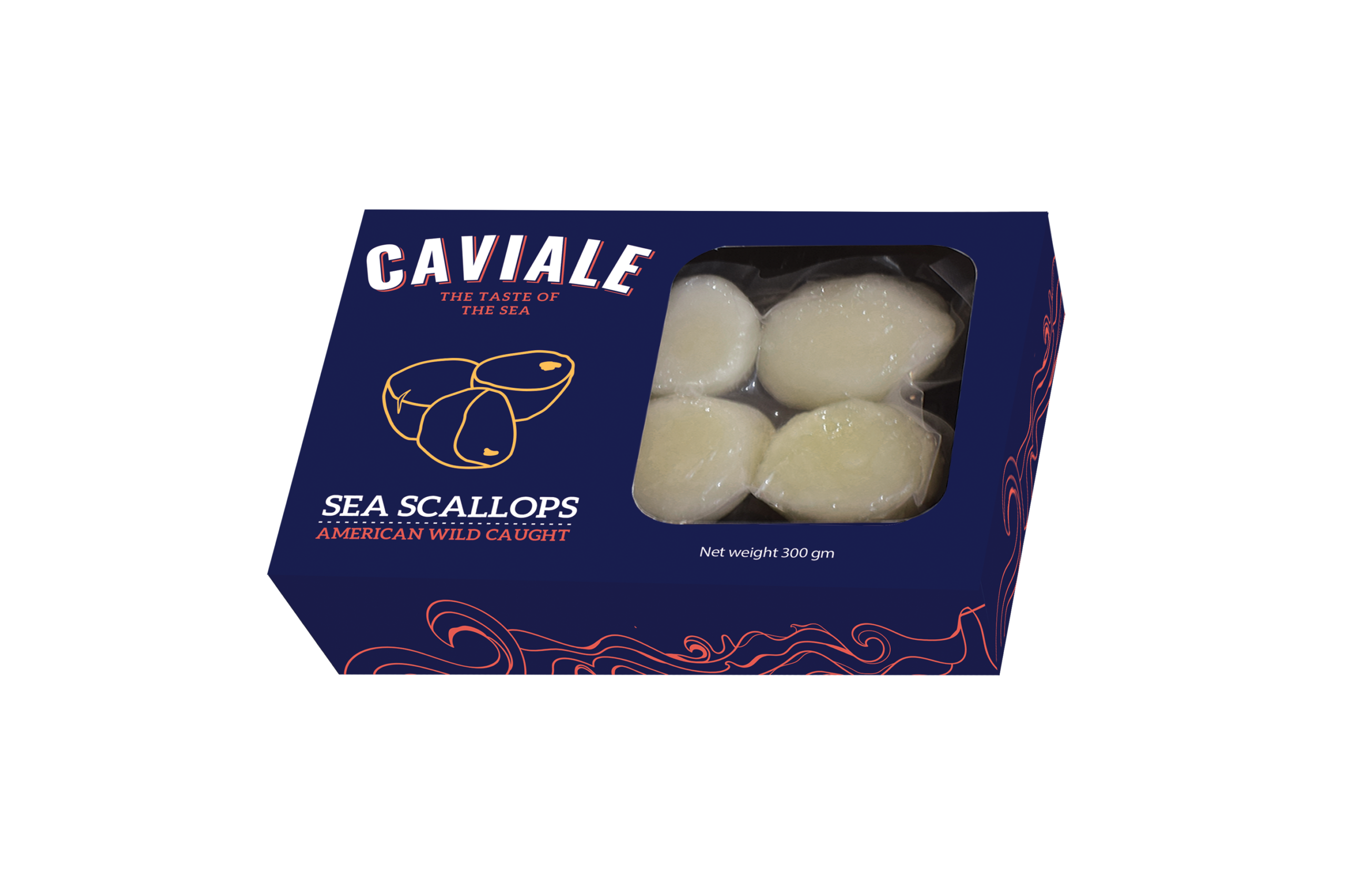Caviale Sea Scallops 300gm