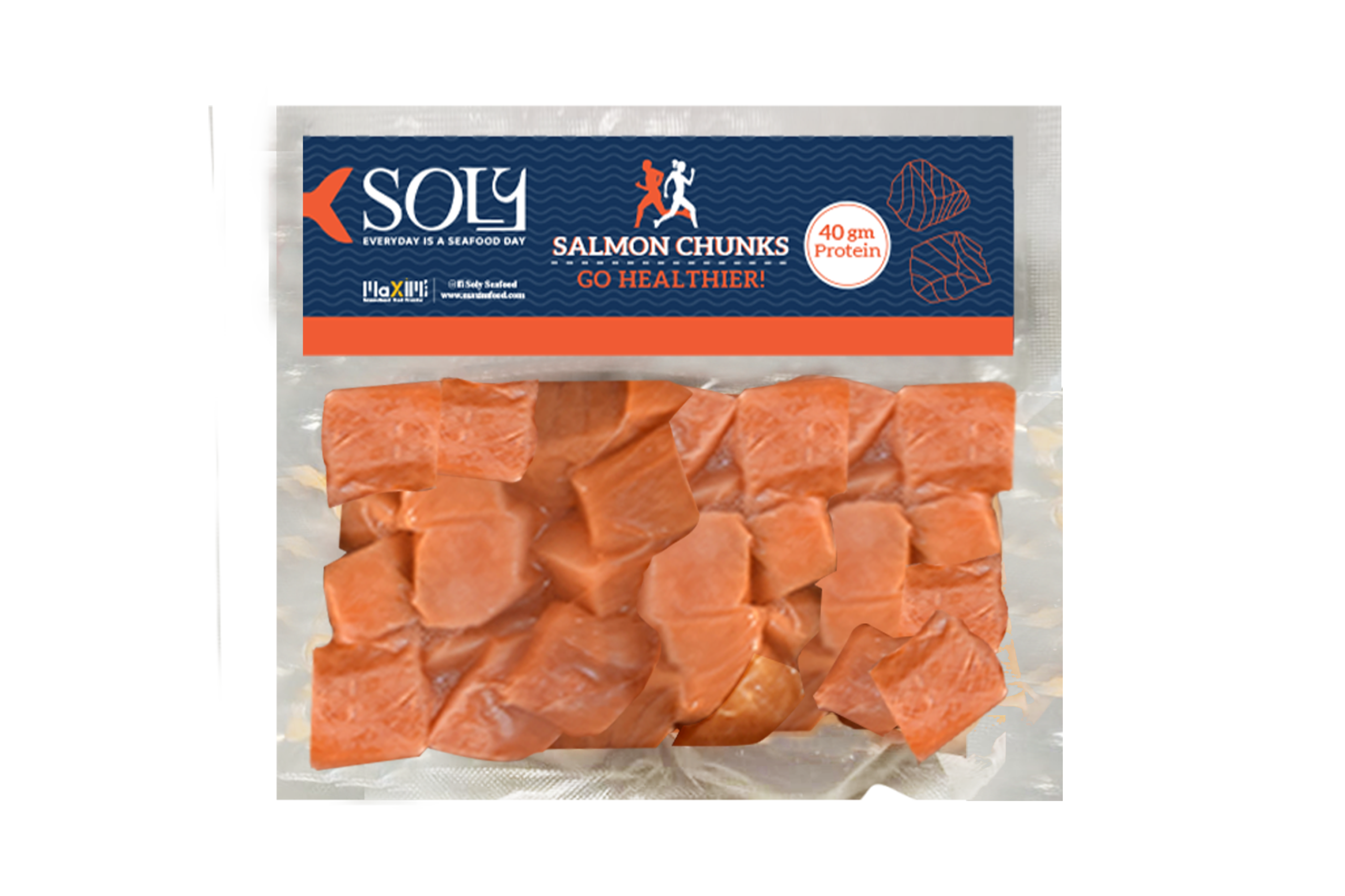 salmon chunks