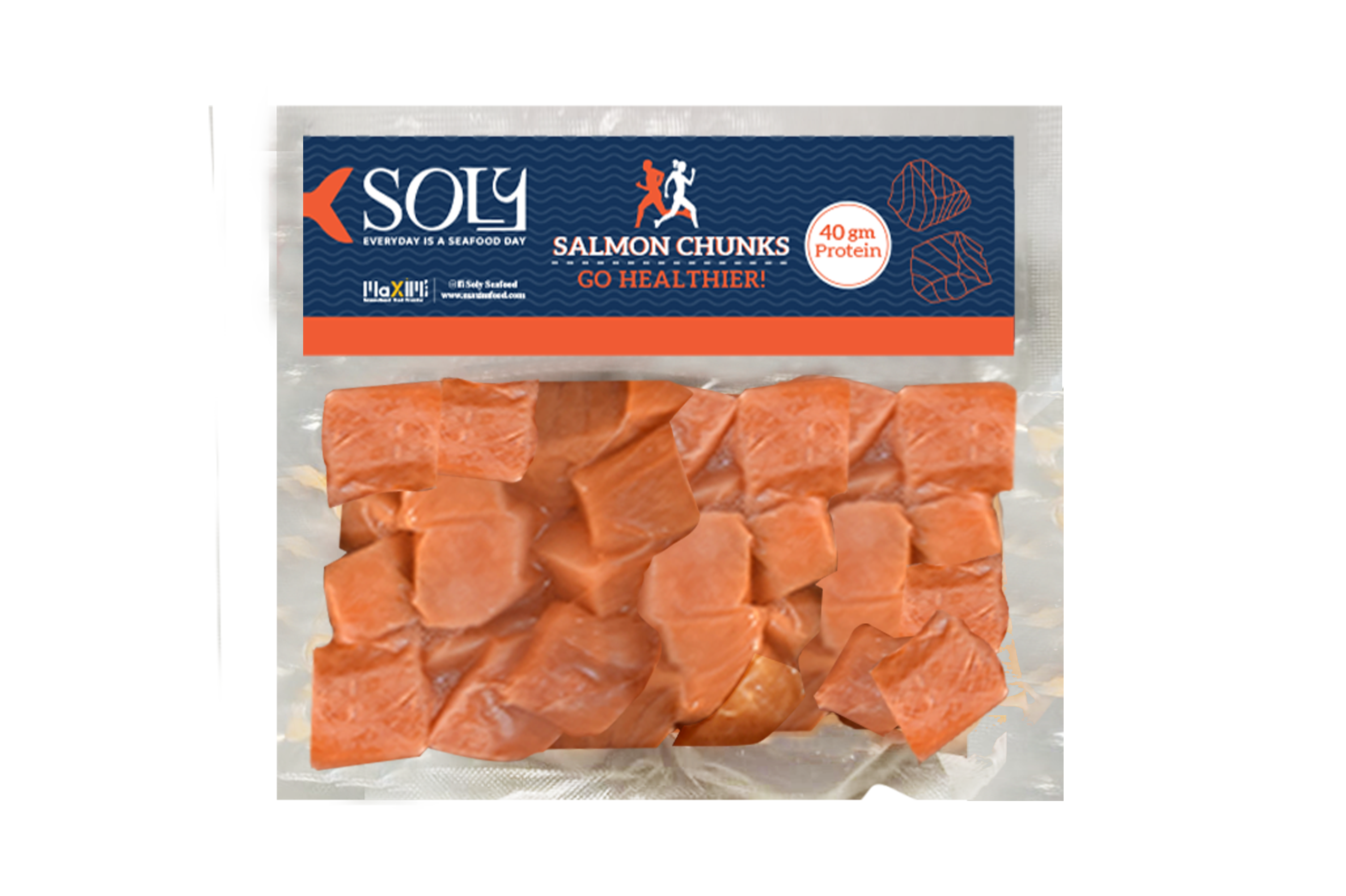 salmon chunks