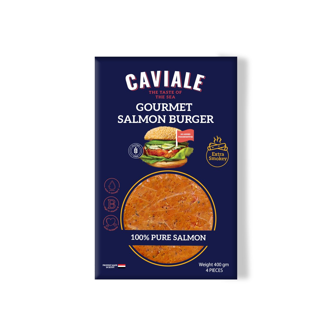 salmon burger
