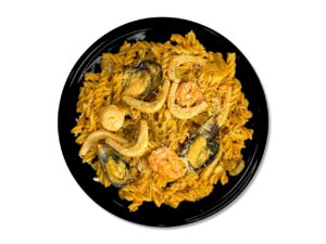 Creamy Seafood Fusilli Pasta