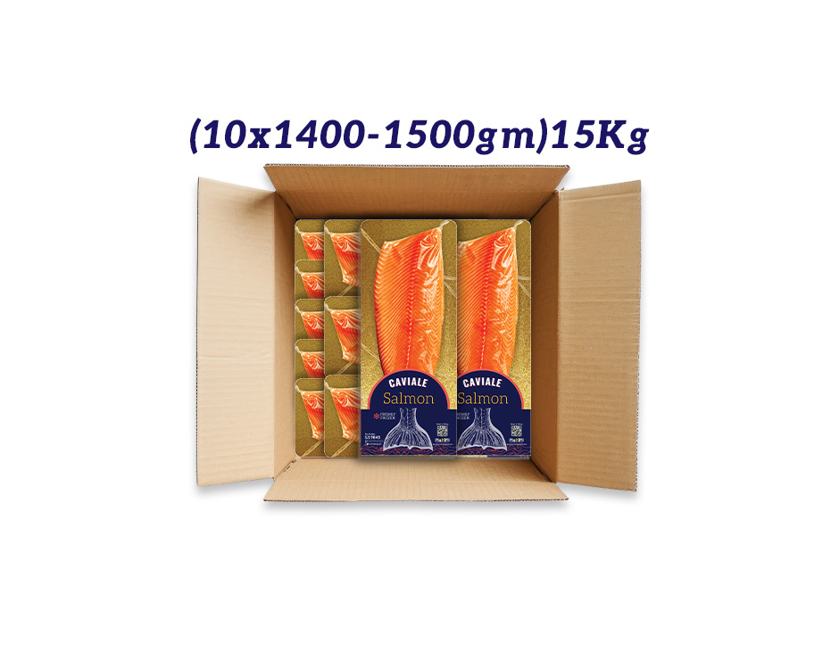 Caviale Whole Side Salmon Fillet 15 Kg (1500gm x 10) - Image 2