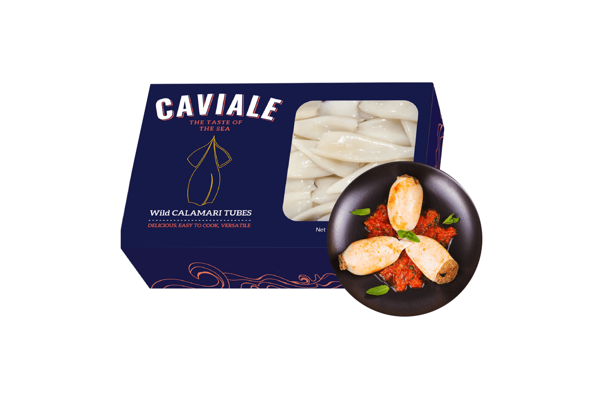Caviale Wild Calamari Tubes 250gm - Image 2