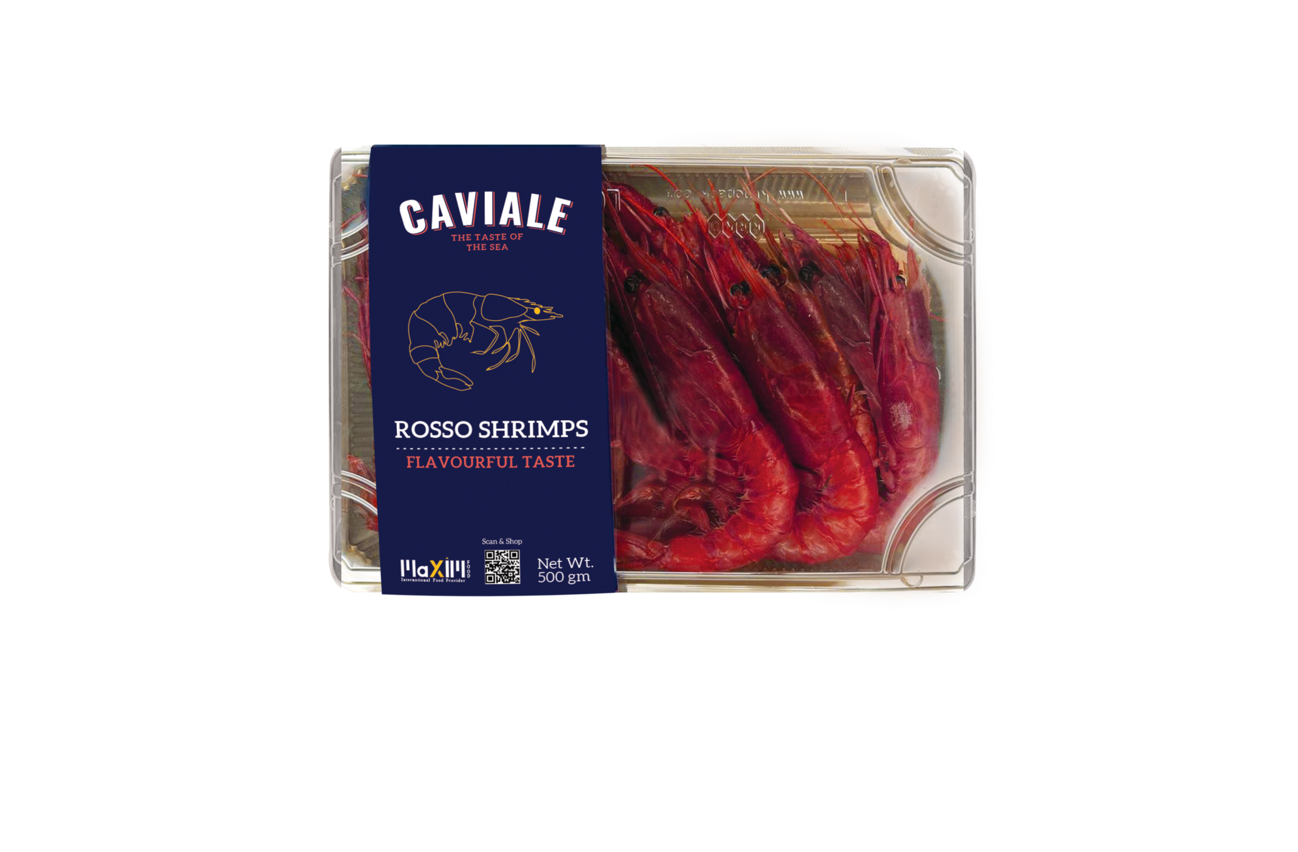 Caviale Rosso Shrimp - Red Shrimp 500gm - Image 2