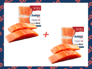 Bundle 7: Soly Salmon Portion Premium 400gm x2