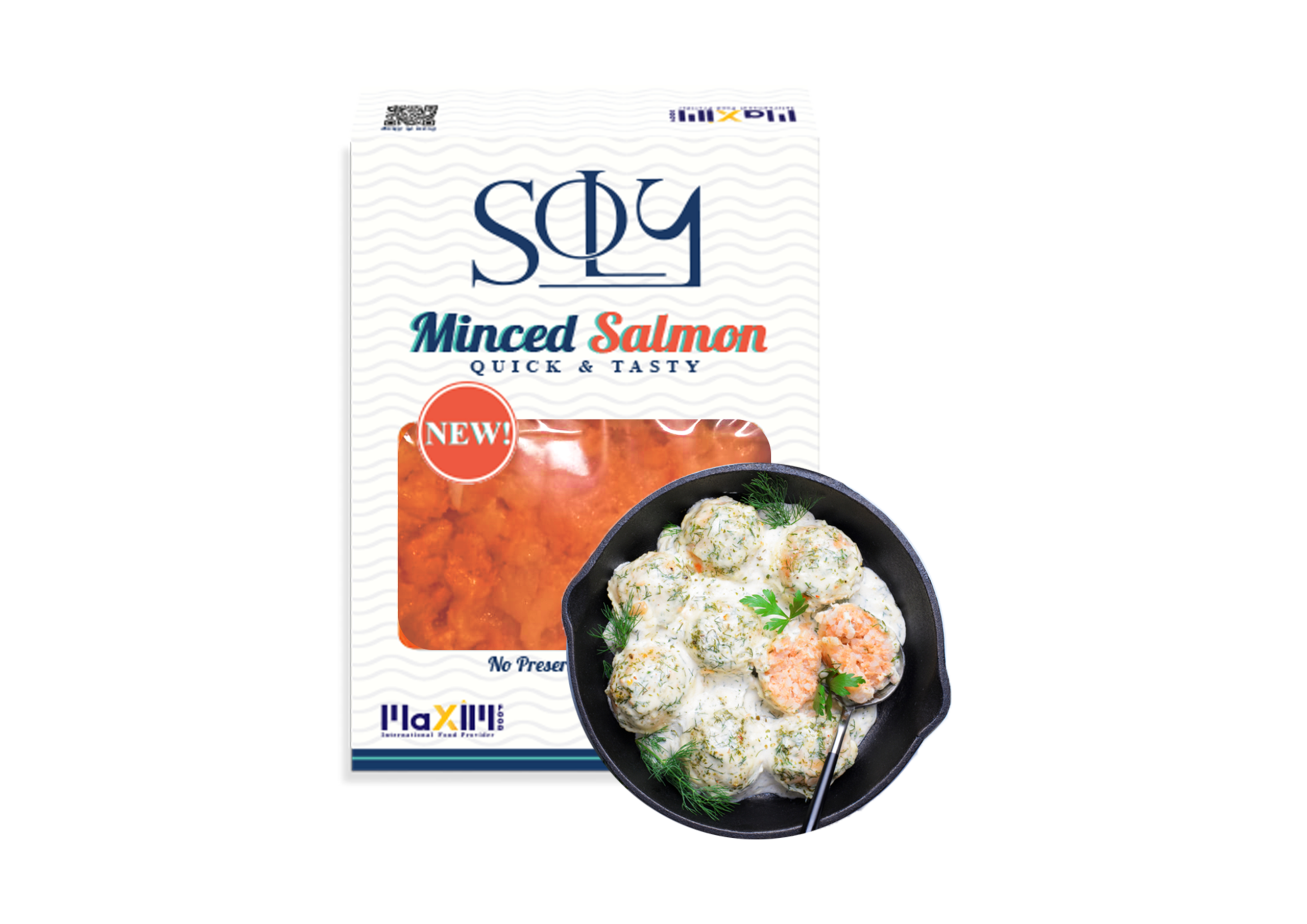 Soly Minced Salmon 400gm - Image 2