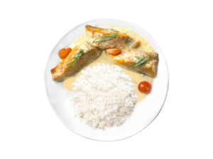 Grilled salmon chunks (Save meal)