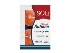 Soly Salmon Steak 400gm