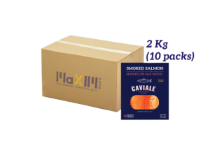 Caviale Smoked Salmon 2Kg (200gm x 10)